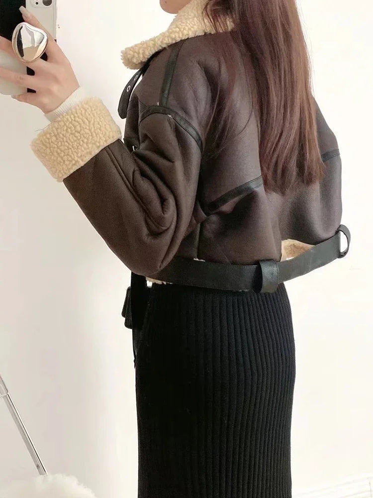 Leather Short Jacket