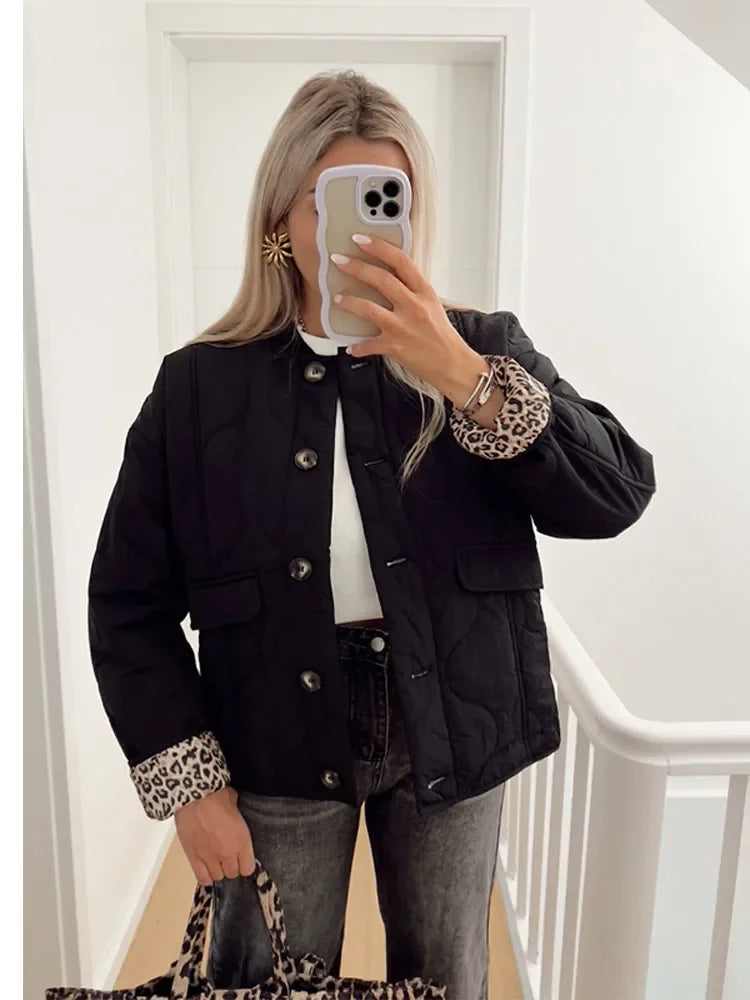 Leopard  Cotton Jacket